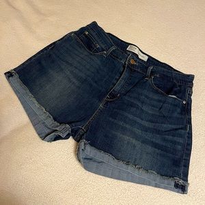 Signature Levi Strauss High Rise Shorts Size 16